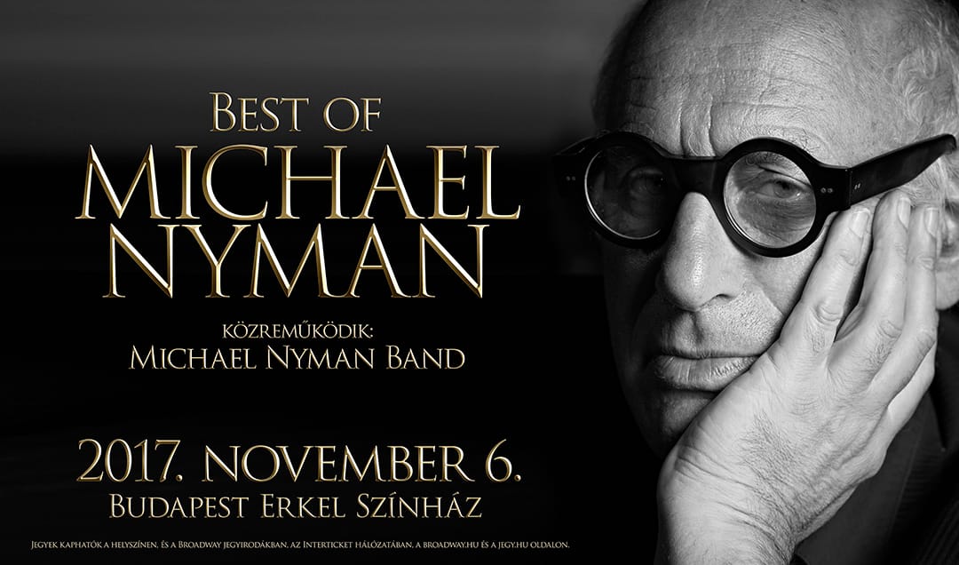 Jövő héten Michael Nyman-koncert Budapesten