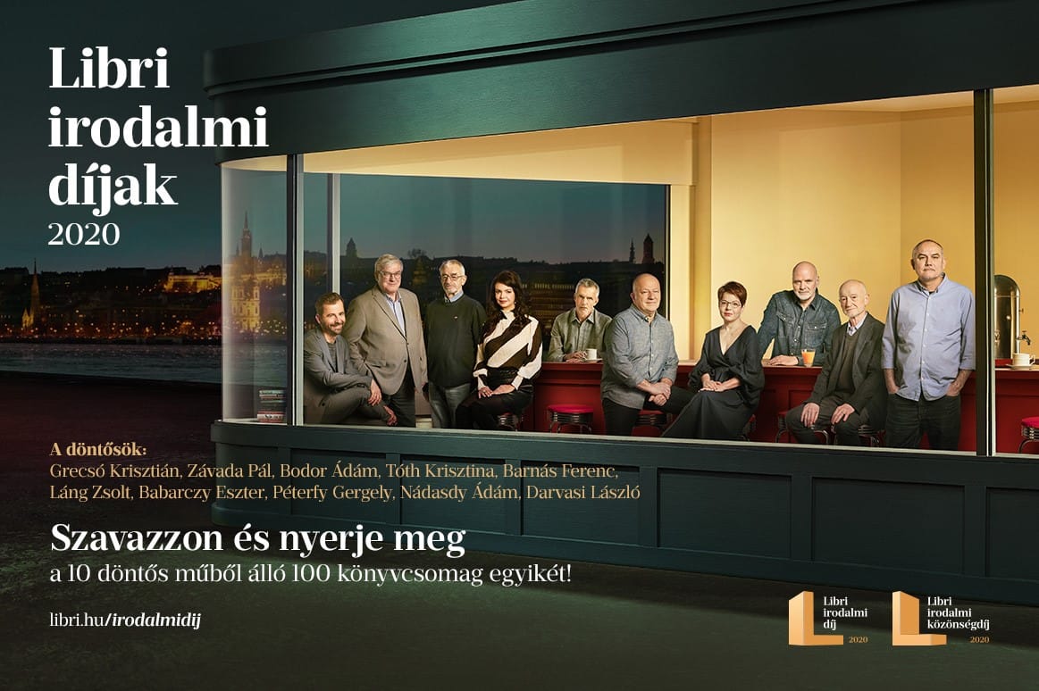Itt vannak a Libri irodalmi díj döntősei