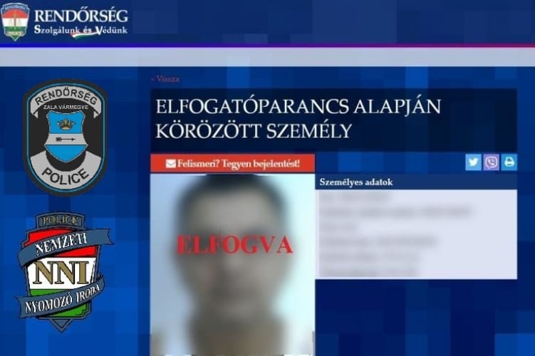 Megszálltak a rendőrök a kis Zala megyei falut, hogy elfogják a hónapok óta keresett toplistás szexuális ragadozót