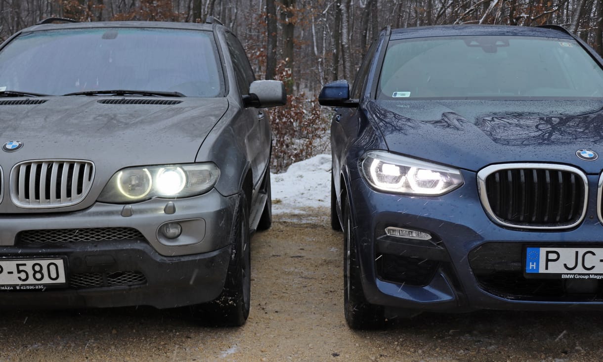 Felnőtt a feladathoz: egymás ellen küldtük a régi BMW X5-öt és az új X3-at