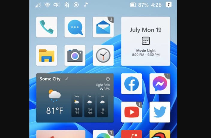Milyen lenne a Windows 11 a telefonján? Már mutatjuk is
