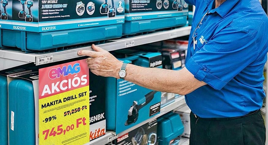 -99% akció, de +100% átverés az eMAG nevében hirdetett 745 forintos ajánlat