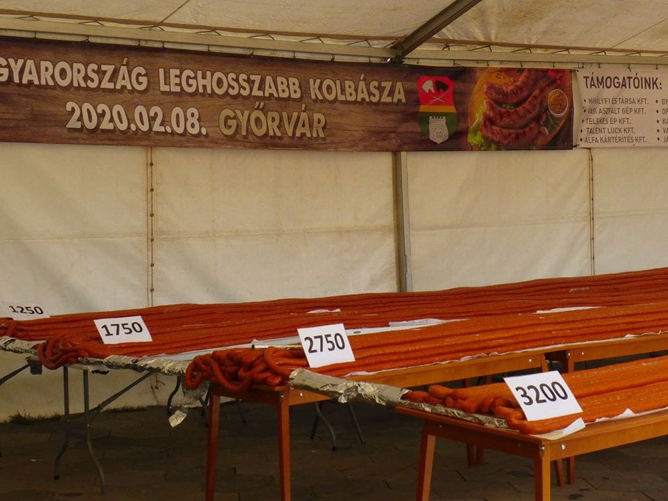 Megvan Magyarország leghosszabb kolbásza