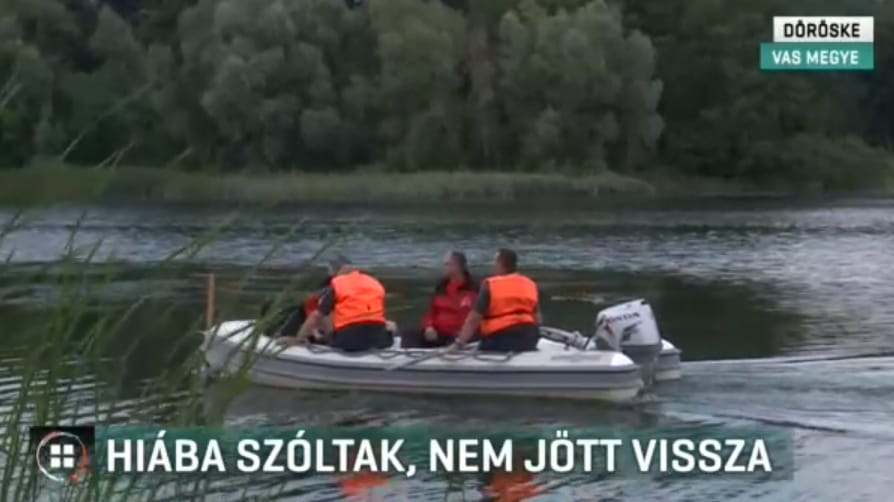 Elmerült egy férfi a döröskei tóban, több mint egy napja keresik