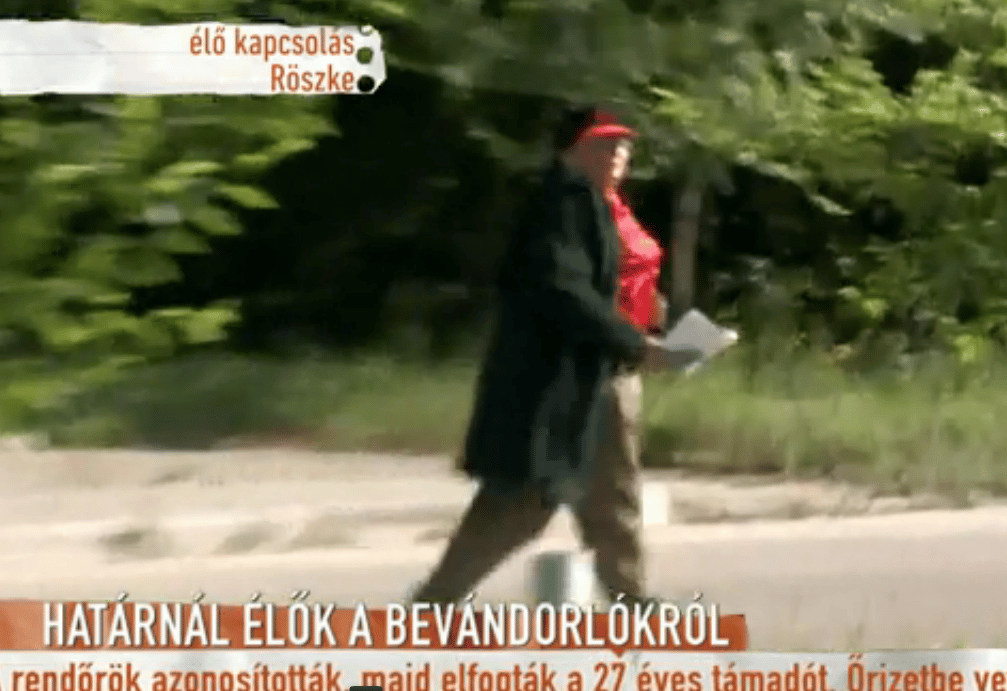A TV2 futtatta meg Irénke nénit a szerb határon