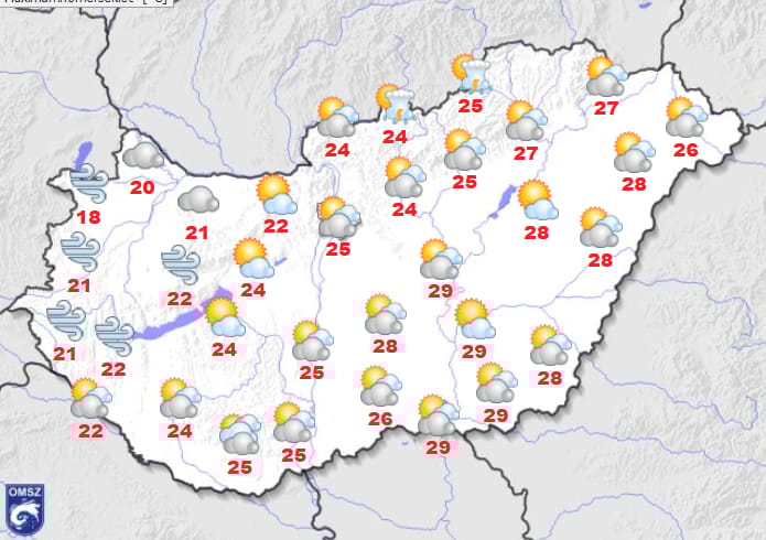 Lehet eső, lehet szél, sőt jég is szombaton