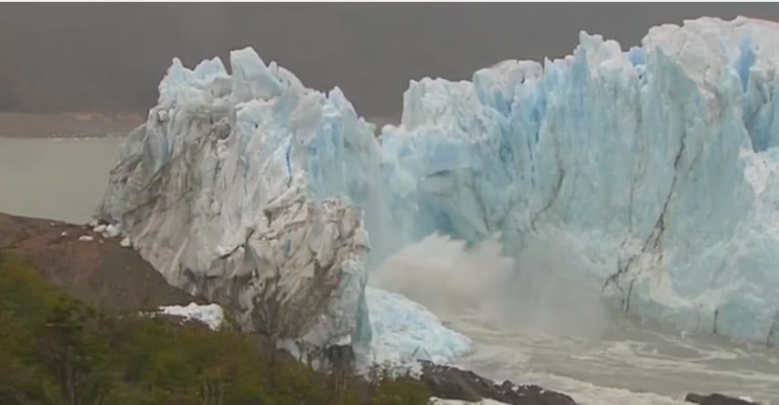 Óriási robajjal omlott össze Patagónia látványossága – videó