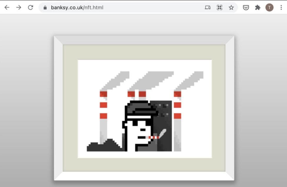 Feltörték Banksy honlapját, 97 millió forintnyi kriptovalutát csaltak ki egy gyűjtőtől