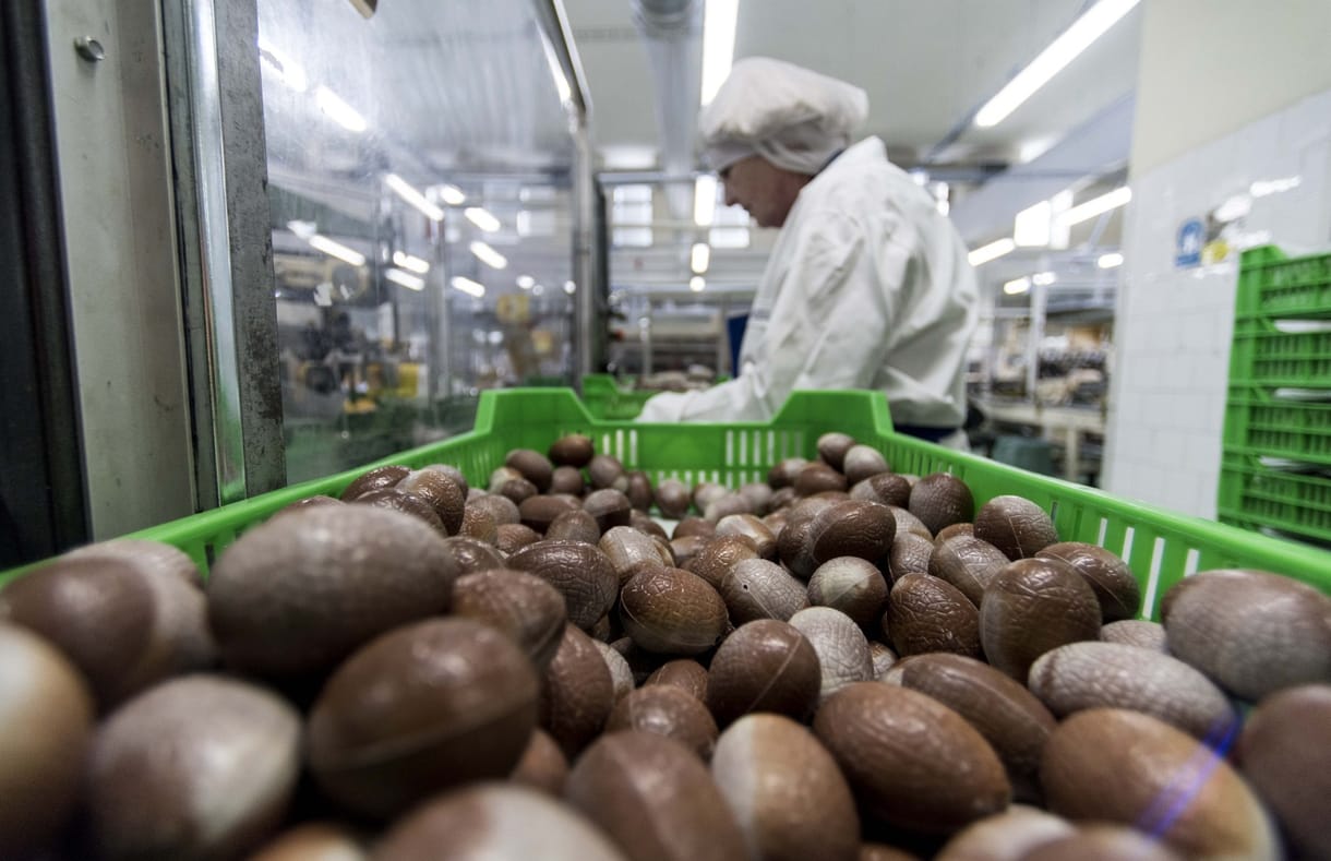 Csökkent a karácsonyi kereslet a diósgyőri Nestlé csokoládéfiguráira