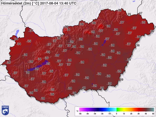 Bőven megdőlt a fővárosi melegrekord, az országos csúcs maradt az 1905-ös