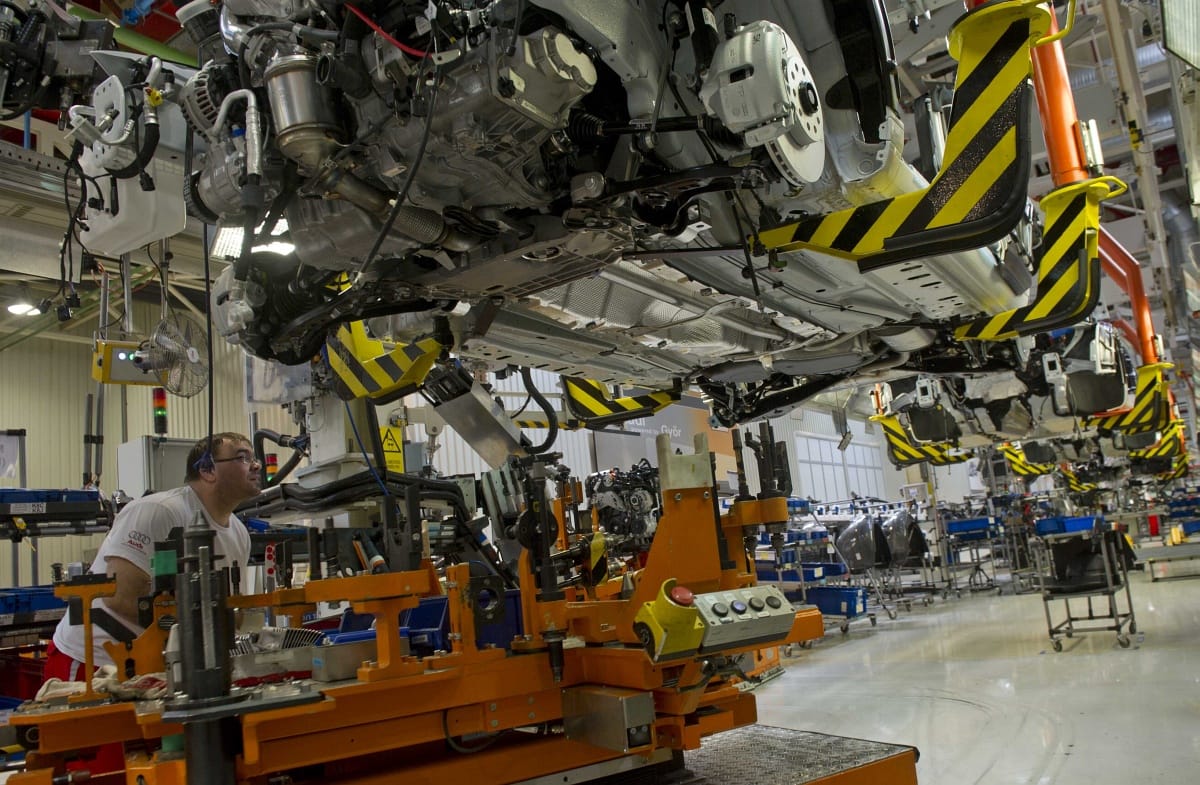 Leállt egy időre a győri Audi-gyár