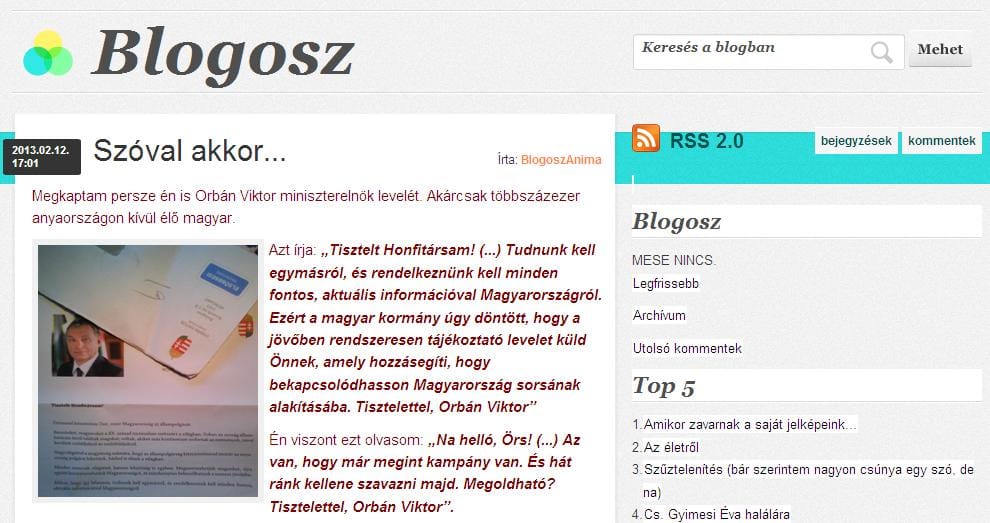 Magyarról magyarra fordították Orbán levelét