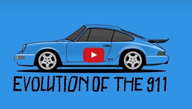 53 év másfél percben: ennyit változott a Porsche 911 – videó