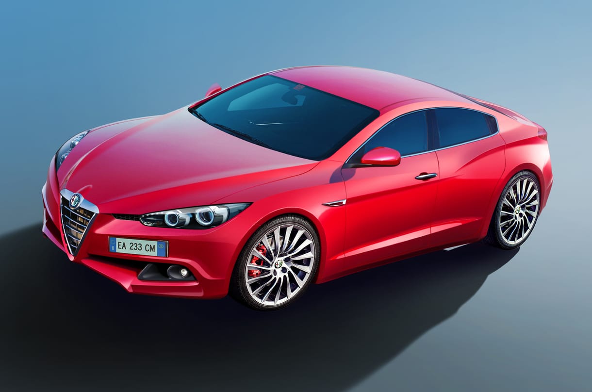 Tűzpirosban az új Alfa Romeo