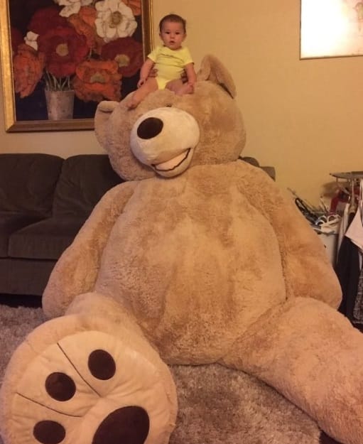 Ekkora Teddy mackót még nem látott
