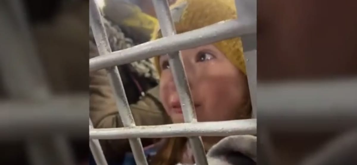 Szívszorító videón kérdezgeti egy orosz kislány, miért tartóztatták le az Ukrajnáért tüntető anyját
