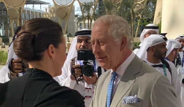 Novák Katalin III. Károly királlyal beszélgetett Dubajban