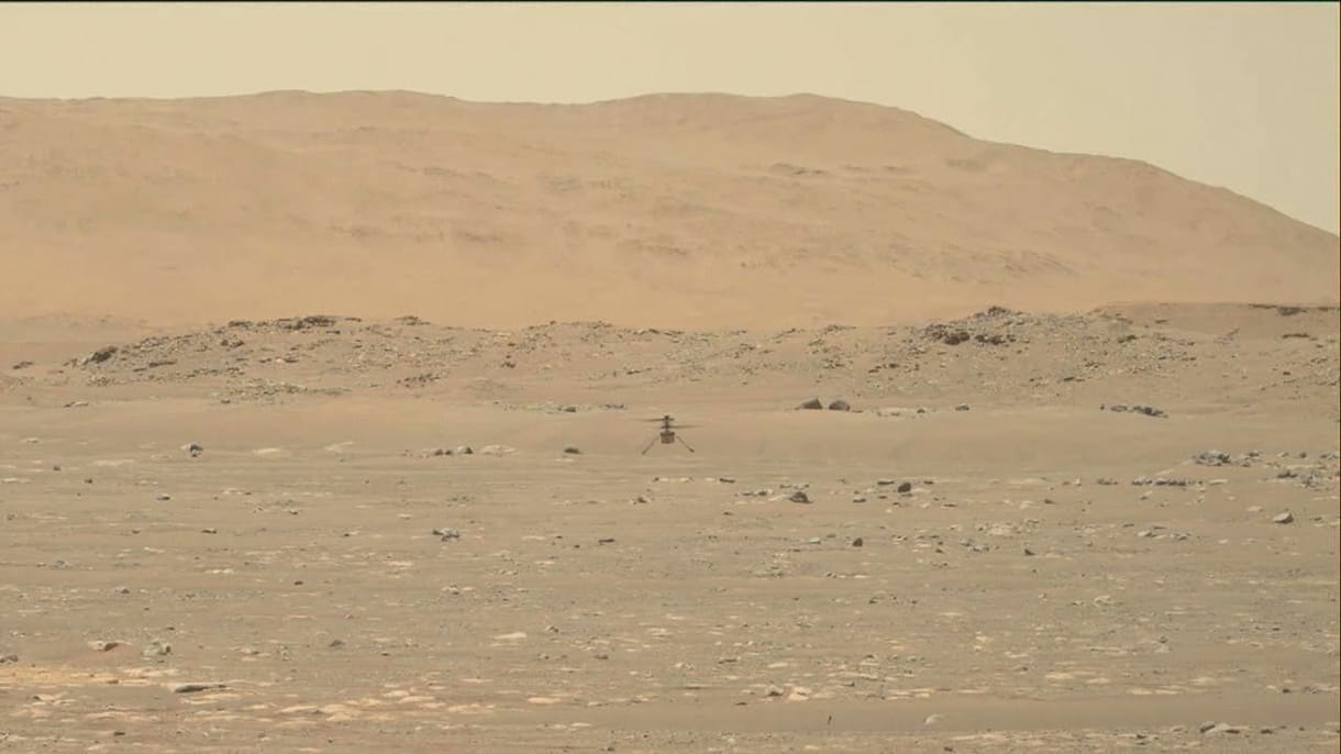 Már videón is látható, ahogy helikoptert reptet az emberiség a Marson