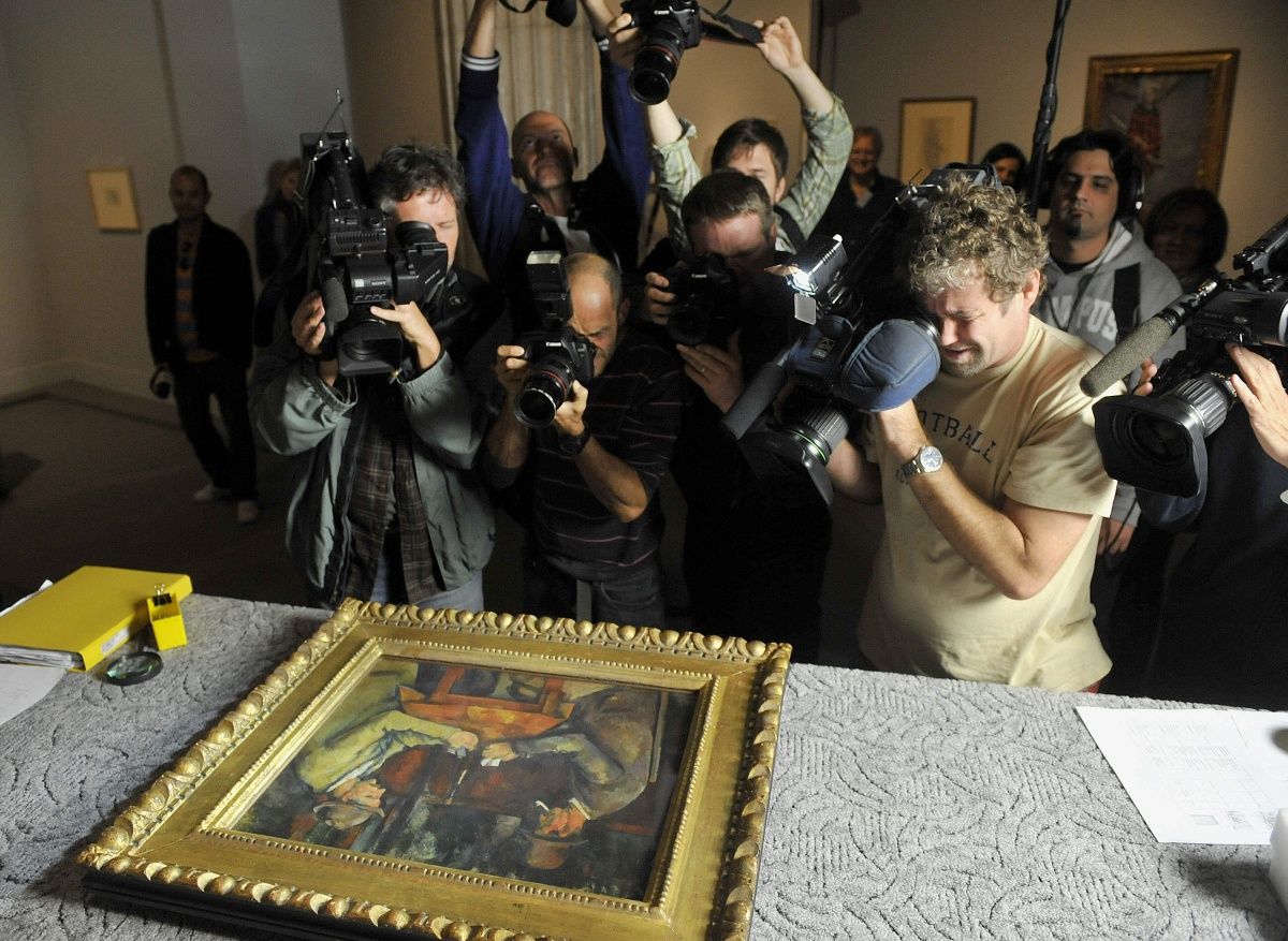 Fotók: Kicsomagolták a híres Cézanne-t a Szépművészetiben