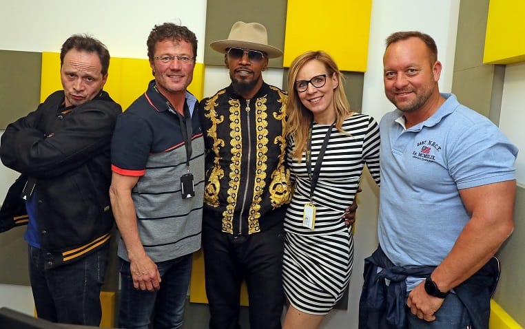 Jamie Foxx a Class FM vendége volt, még Rúzsa Magdit is énekelt – videó