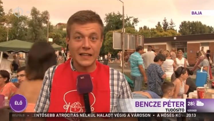 Emlékeznek még a halfőzőről pityókásan tudósító riporterre? Visszatért a képernyőre