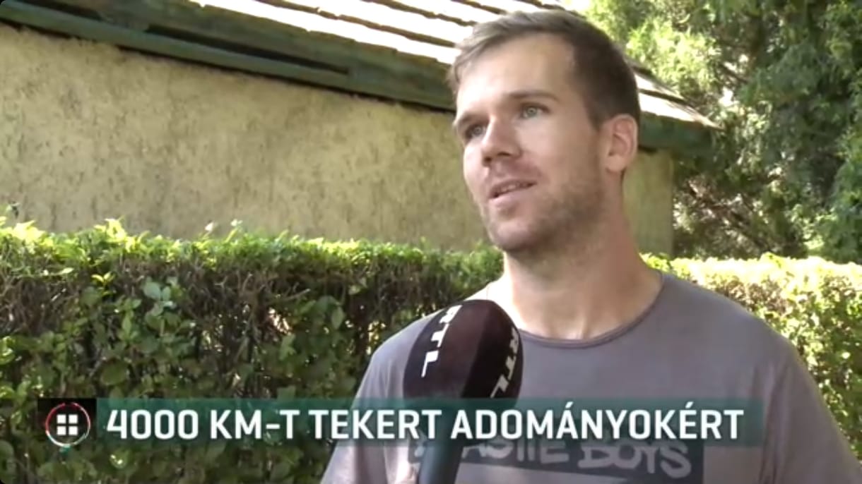 4000 kilométert biciklizett Ázsiában azért, hogy pénzt gyűjtsön egy hospice háznak