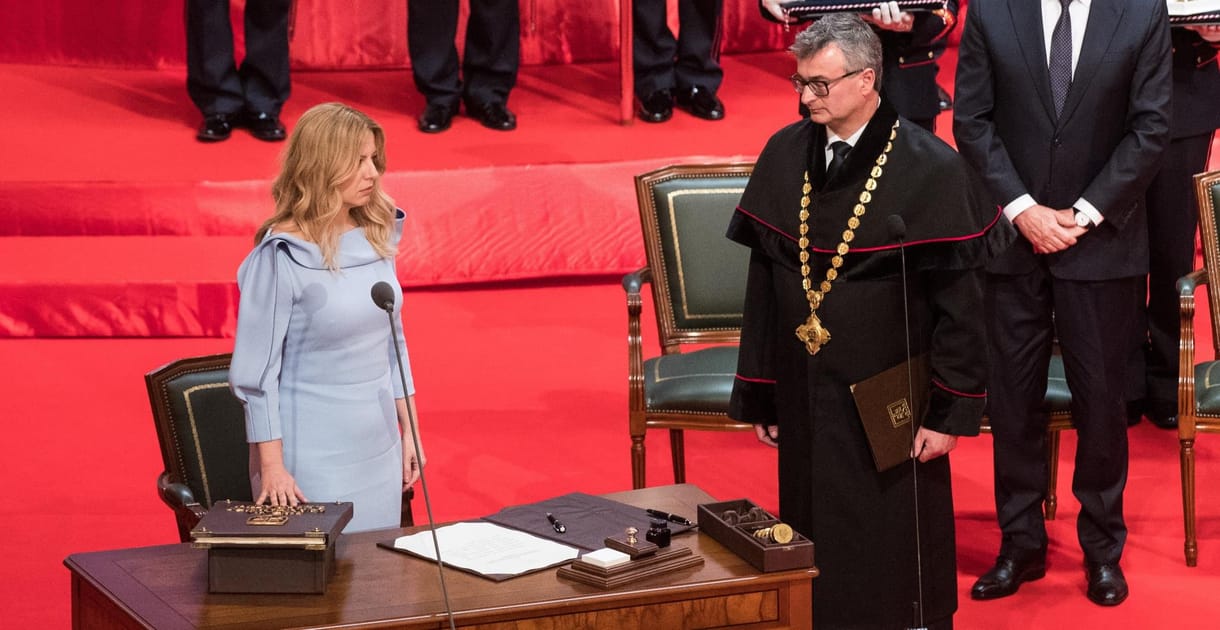 Beiktatták Szlovákia első női államfőjét