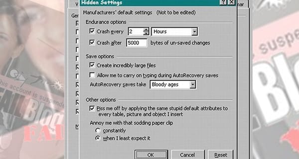 Nagyon titkos Windows beállítások