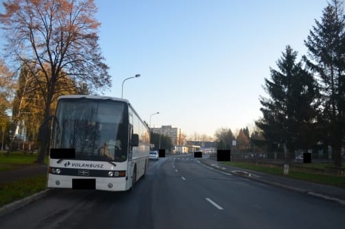 Zebrán gázolt egy Volánbusz