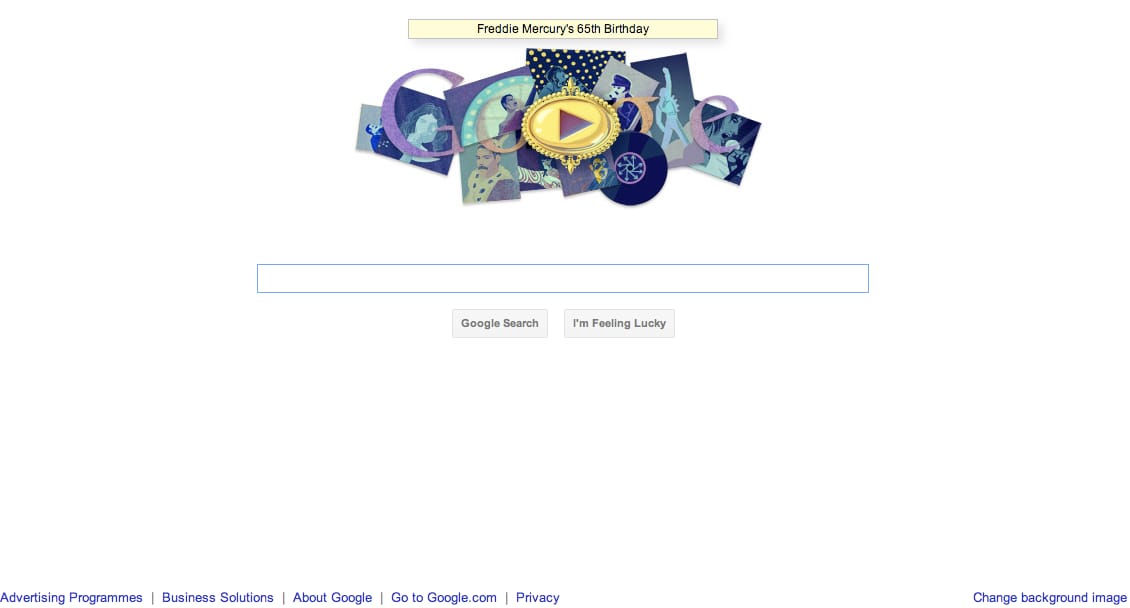 A Google Freddie Mercuryt ünnepli