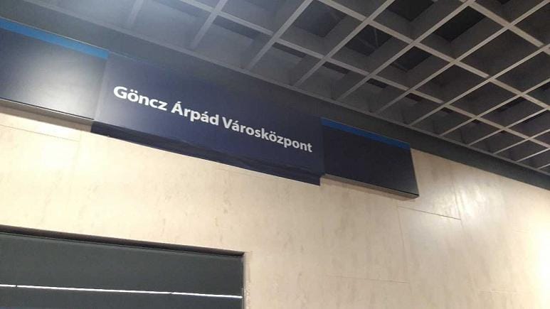 Hivatalosan is Göncz Árpád városközpontnak hívnak egy metrómegállót