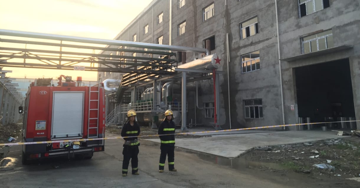 Forró gőzzel teli vezeték robbant fel Kínában