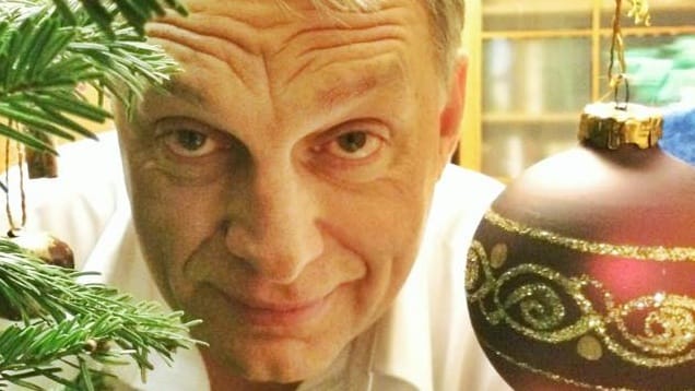 Orbán idén csak a fáról posztolt, ám okkal