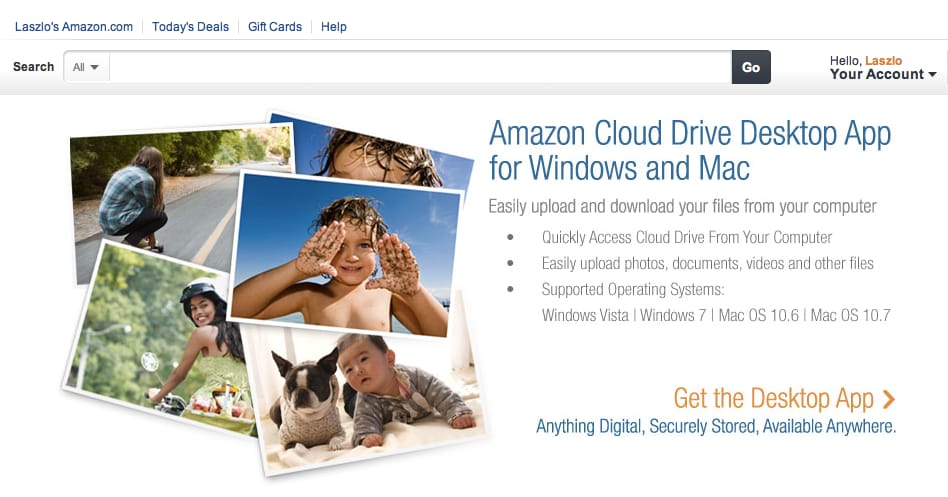 Letölthető az Amazon Cloud Drive kliens Windowsra és Macre