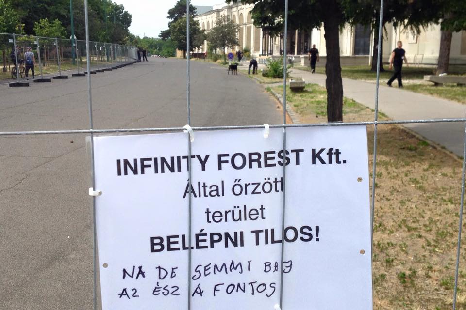 Nem hiszi el, hogy hívják a Ligetben parádézó biztonsági céget