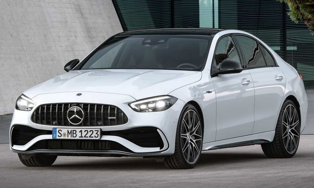 Elektromos turbó, 4 henger, 408 lóerő: itt az új Mercedes-AMG C43