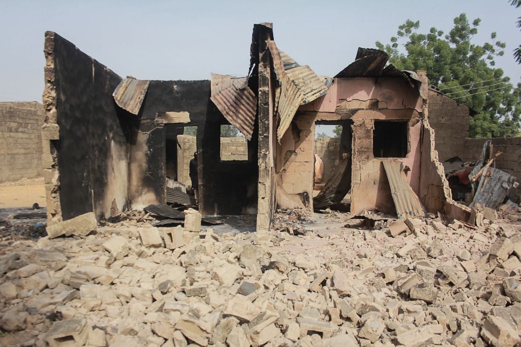 A földdel tett egyenlővé egy teljes falut a Boko Haram