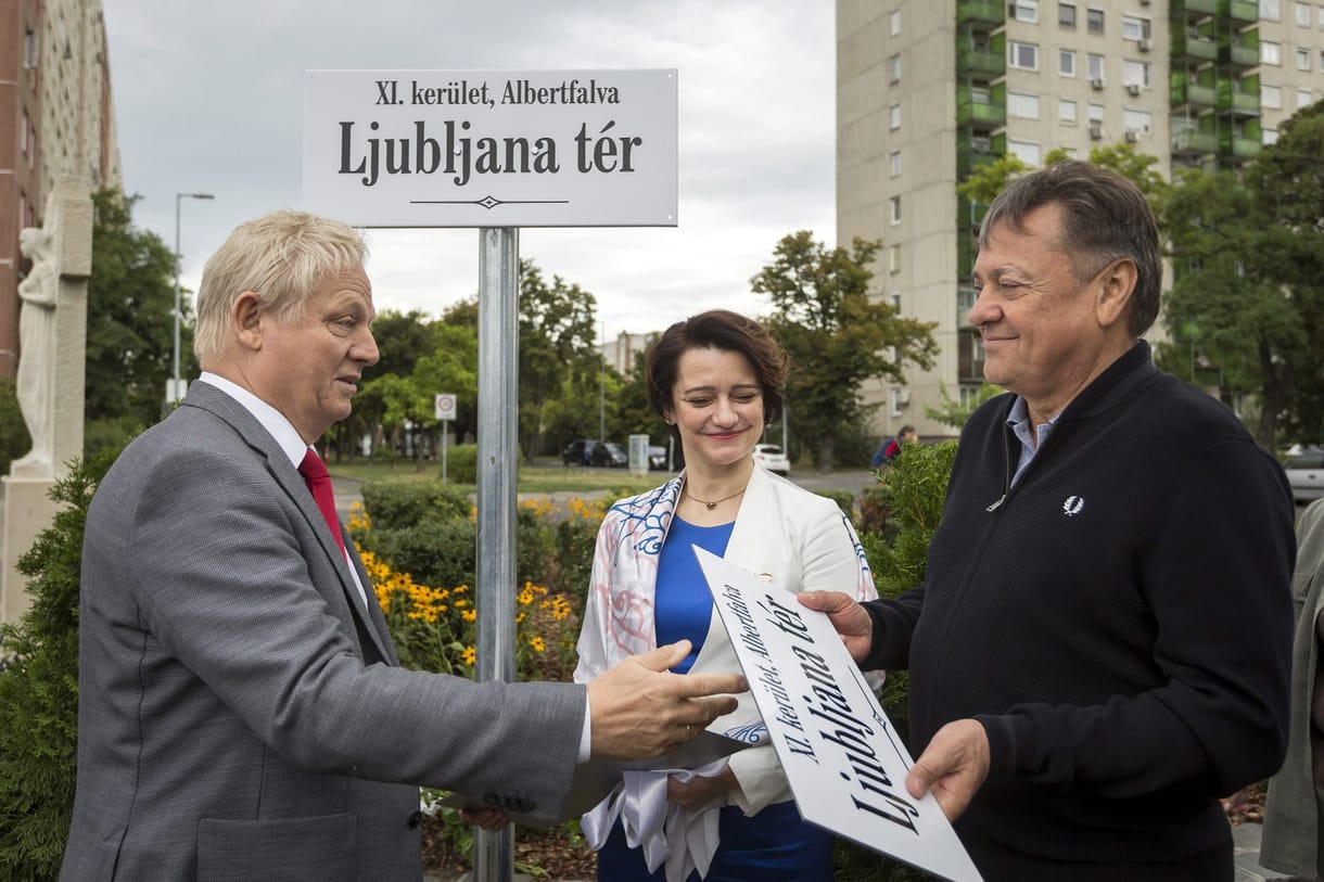 Tarlós új teret avatott Újbudán