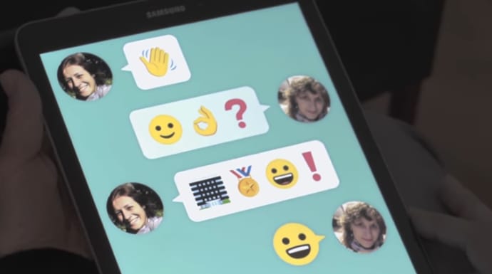 Ilyet még biztos nem látott, egészen újszerű chat-alkalmazást készített a Samsung