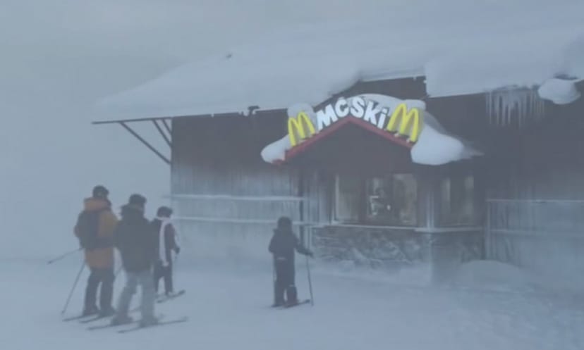 Unalmas a McDrive? Itt a McSki, és ez nem vicc – videóval