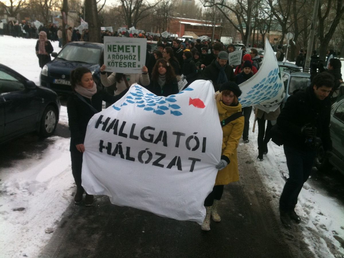A hallgatói hálózat demonstrációja