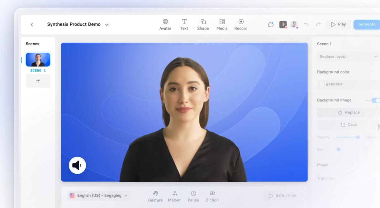 Ön csak beírja a szöveget, és egy sosem létezett személy videón felolvassa – 15 mesterséges intelligenciával dolgozó videós app