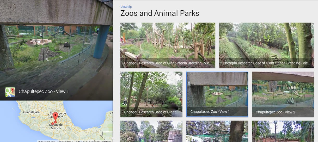 Nézzen pandamacikat a Street View-val