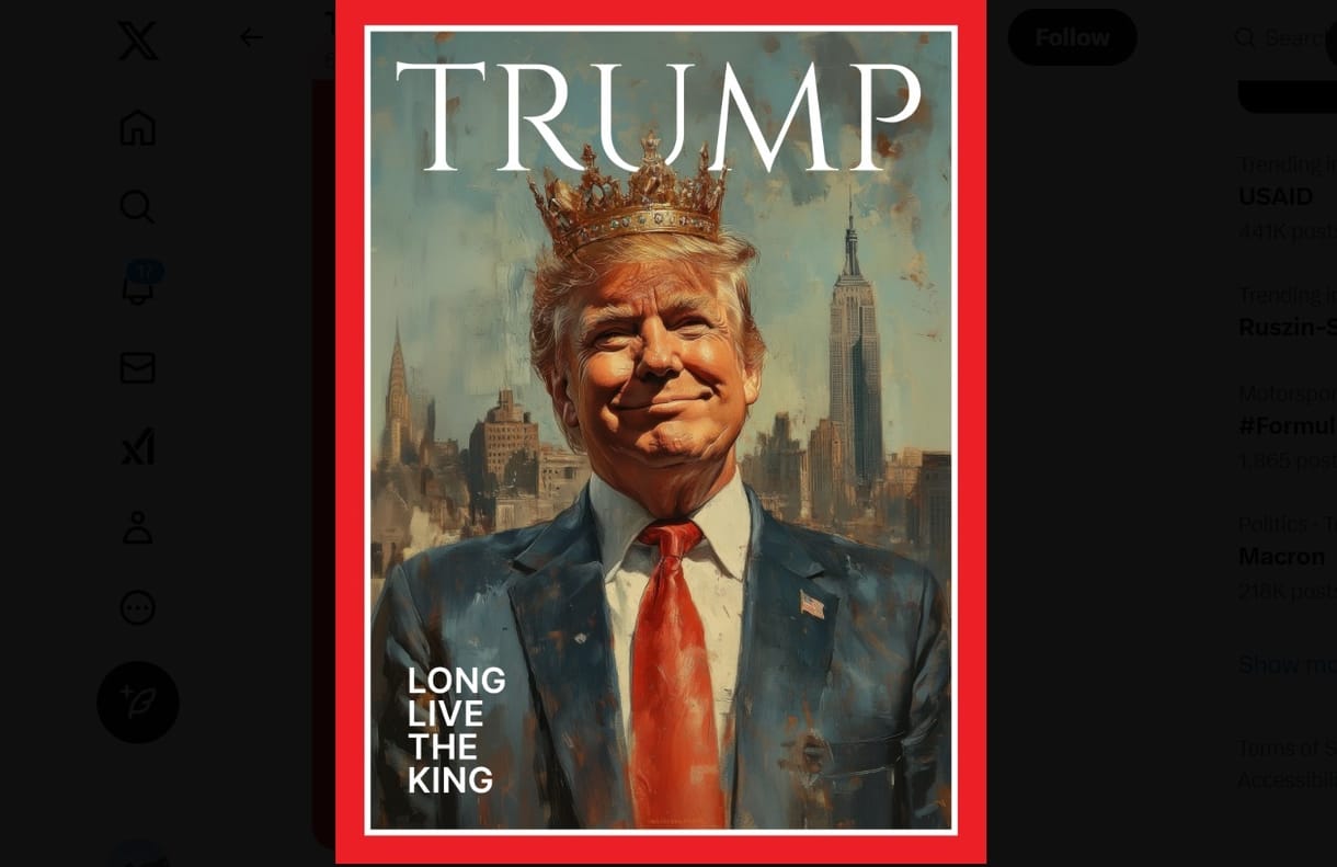 „Éljen soká a király” – írta magáról Trump, amikor a New York-i dugódíj eltörléséről posztolt