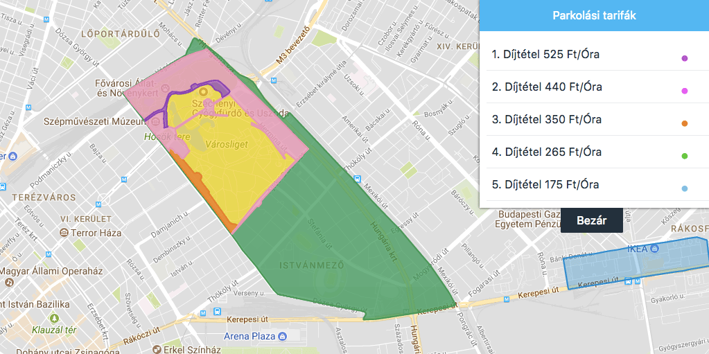 Tanuljon mások hibájából: a Városligetnél hétvégén is fizetős a parkolás!