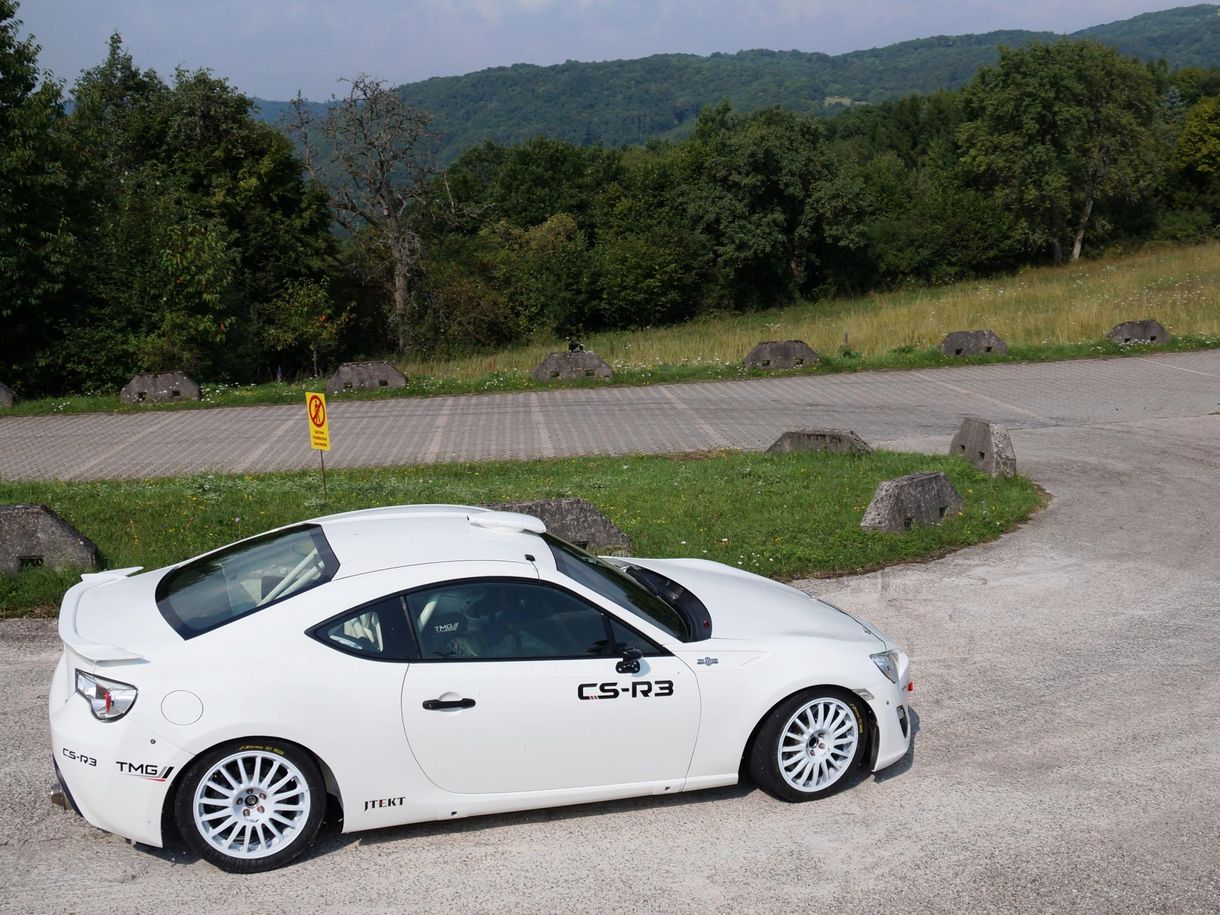 Vb-futamon teszteli a GT86-os raliautót a Toyota