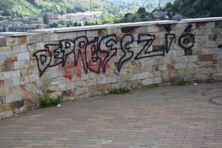 Vandál depresszió Salgótarjánban
