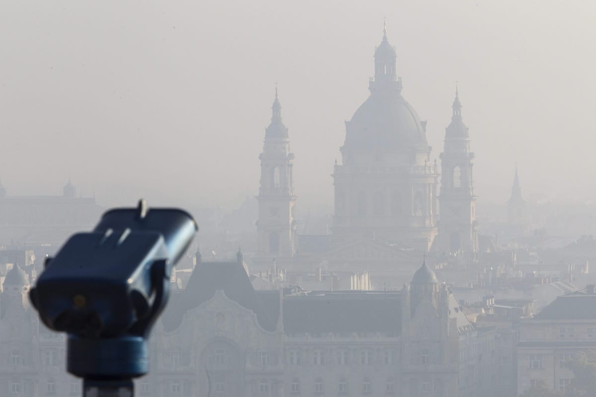 Szmogriadó van Budapesten