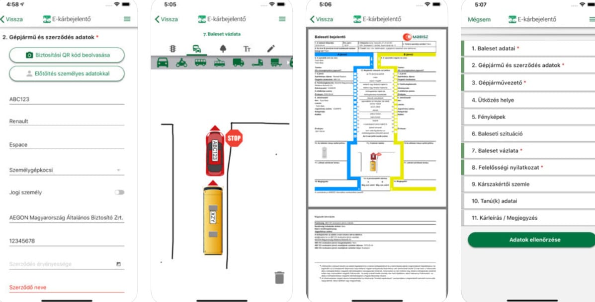 A külföldi rendszámos balesetekre is felkészítik az e-kárbejelentőt