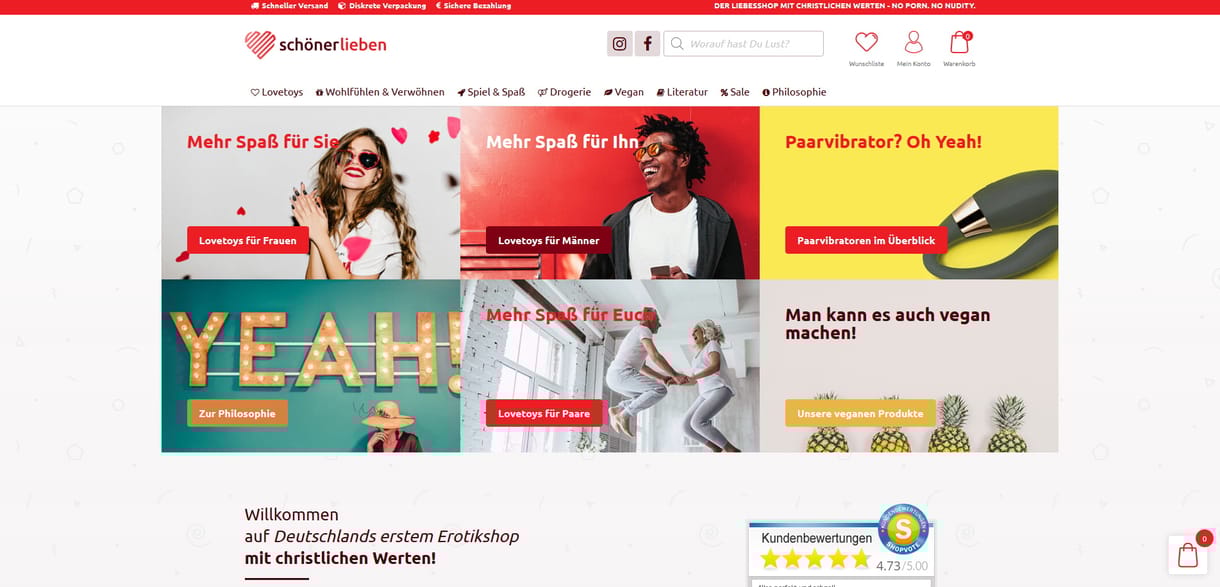 A keresztény szexshop a keresztény értékek védelmében nem tesz pornót a kirakatba